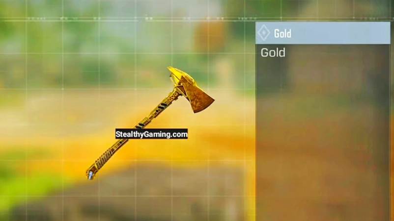 Call of Duty Mobile Gold Axe