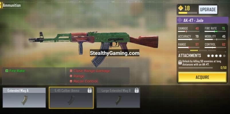 unlock AK-47 5.45 Caliber Ammo