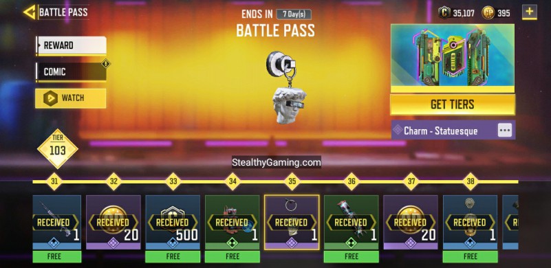 Statuesque Charm Premium Battle PASS