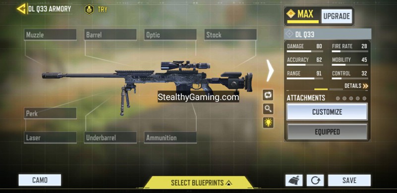 Heaven dlq no attachments gunsmith loadout dlq33