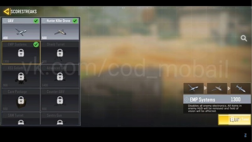 Season 13 scorestreak cod mobile