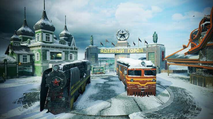 COD Mobile remastered nuketown map snow