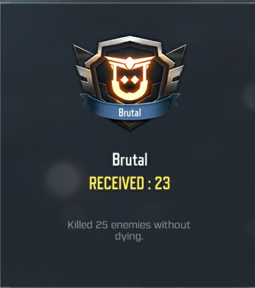 Brutal medal cod mobile