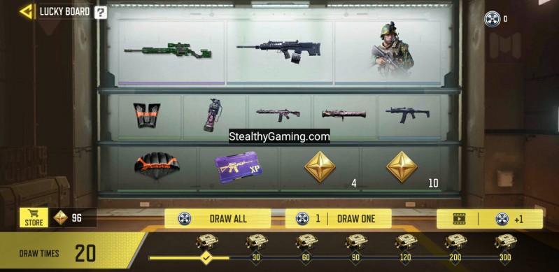 watch ads to earn rewards cod mobile lucky board