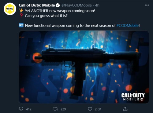 season 13 cod mobile new weapon mp7