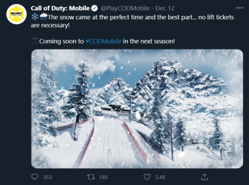 Season 13 cod mobile snowboard battle royale