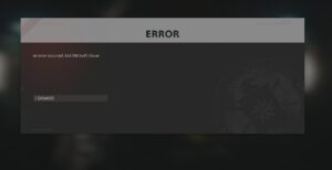 Black Ops Cold War 'ZED 398 Swift Clover' Error