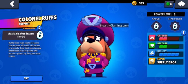 Brawl Stars Colonel Ruffs