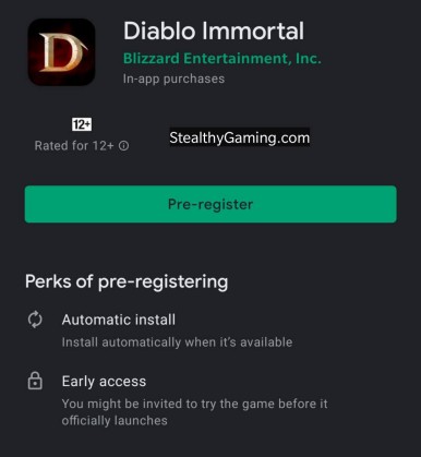 diablo immortal release date for android