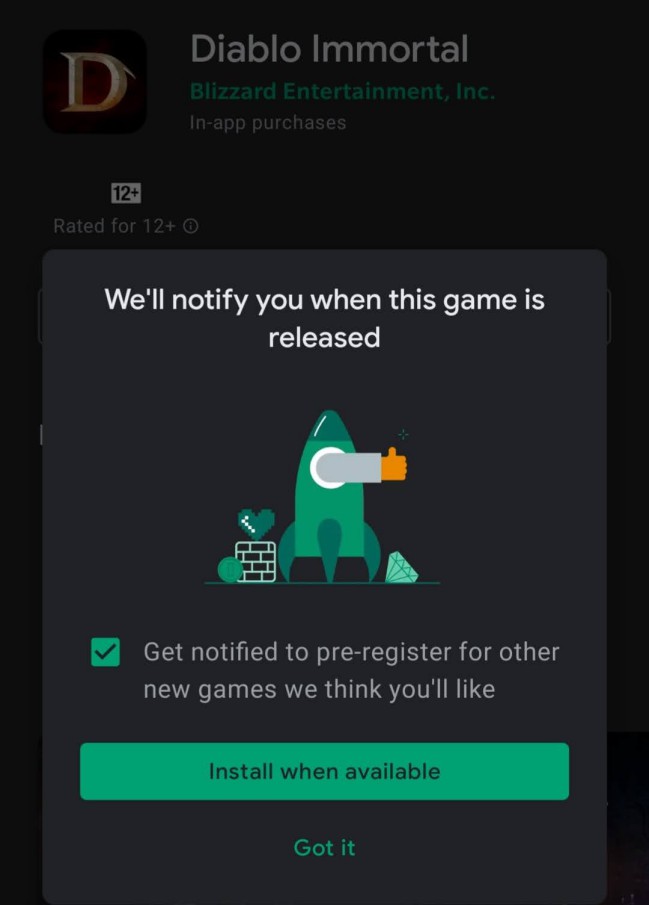 diablo immortal release date australia