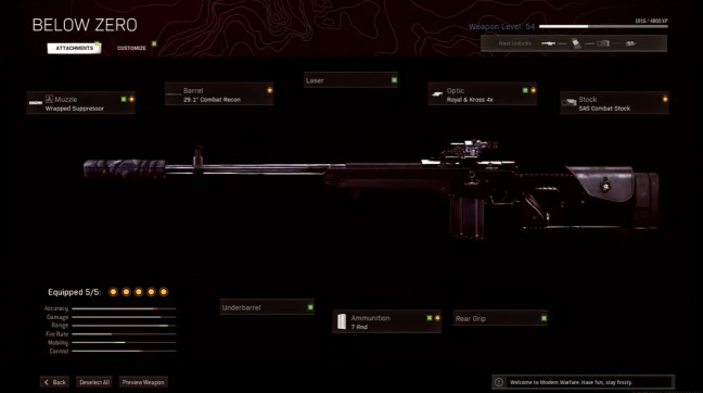 JackFrags LW3 Tundra Gunsmith Loadout