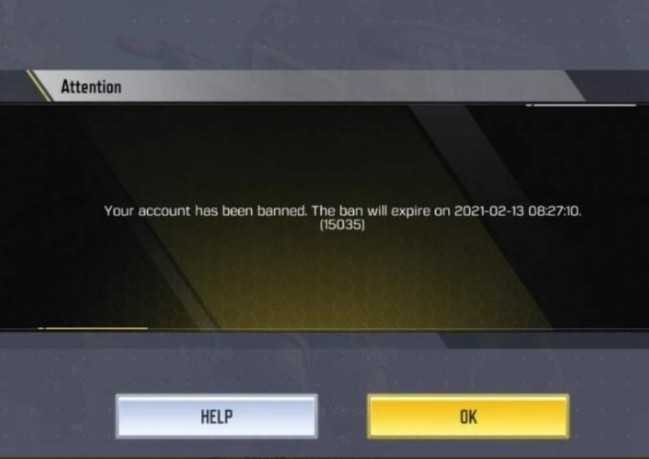 COD Mobile Account Ban