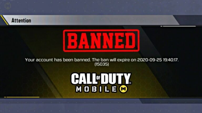 COD Mobile Account Ban