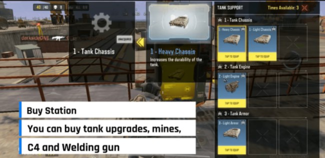 how to play tank battle in cod mobile battle royale