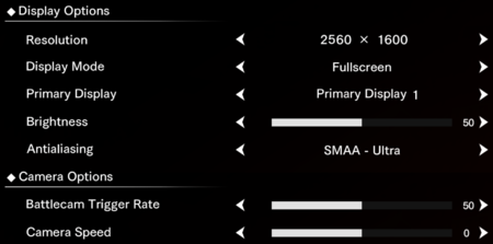 graphics settings FF8