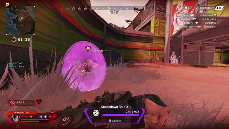 epic knockdown shield apex legends mobile