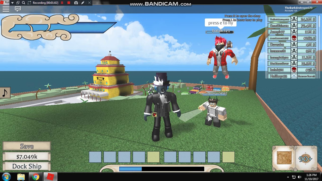 roblox one piece unblockable