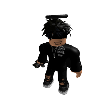 emo emoboy black roblox sticker by @robloxcharacterssss