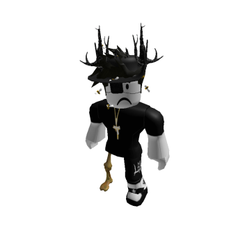 Emo Boy's Hair in Black - Roblox