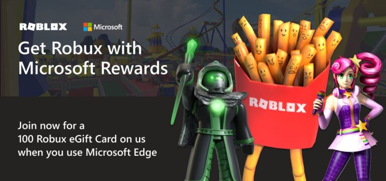 Get Robux with Microsoft rewards Roblox