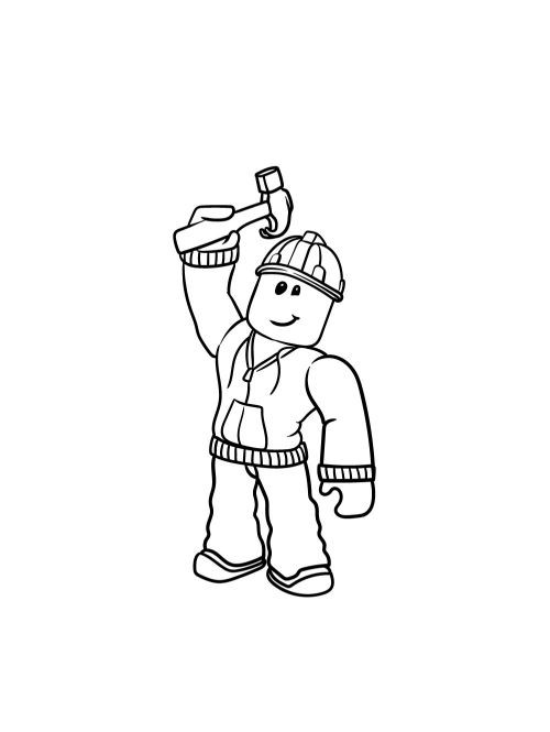 Roblox Drawing  How To Draw Roblox Step By Step