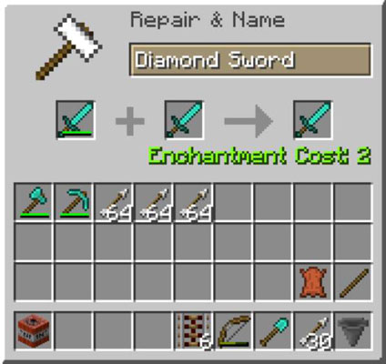 How to Repair Sword in Minecraft