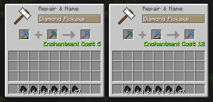 How to repair Diamond pickaxe