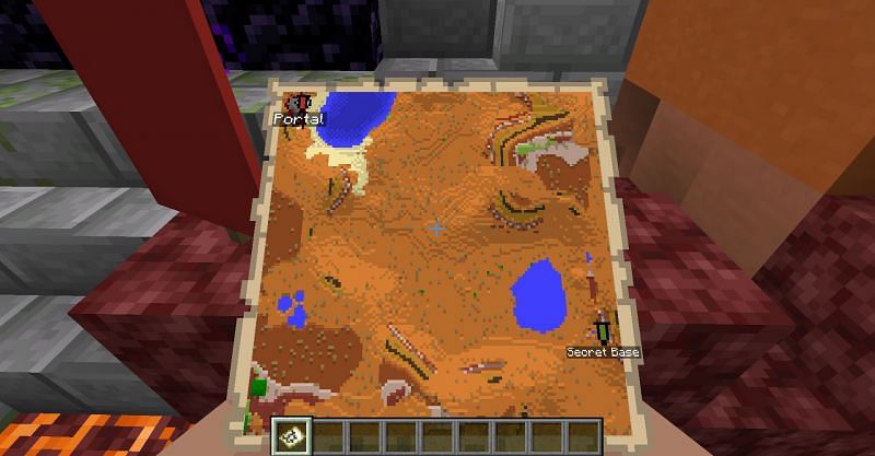 Waypoints in Minecraft