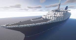 How to make navy ship in Minecraft