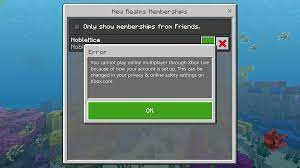 Minecraft Realms invite not working