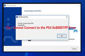 PS4 Remote Play error 0x88010e0f