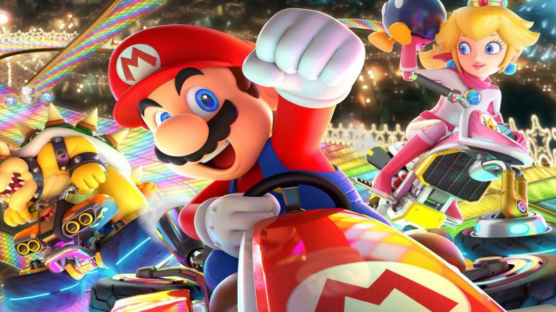 Can you play Mario Kart 8 with friends online