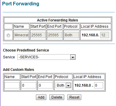 Fix: Minecraft port forwarding not working