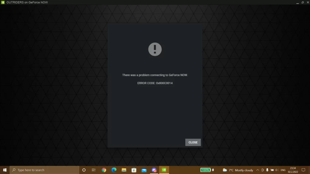 Fix There Was A Problem Connecting To Geforce Now Error Code 0x800c0014 Stealthy Gaming