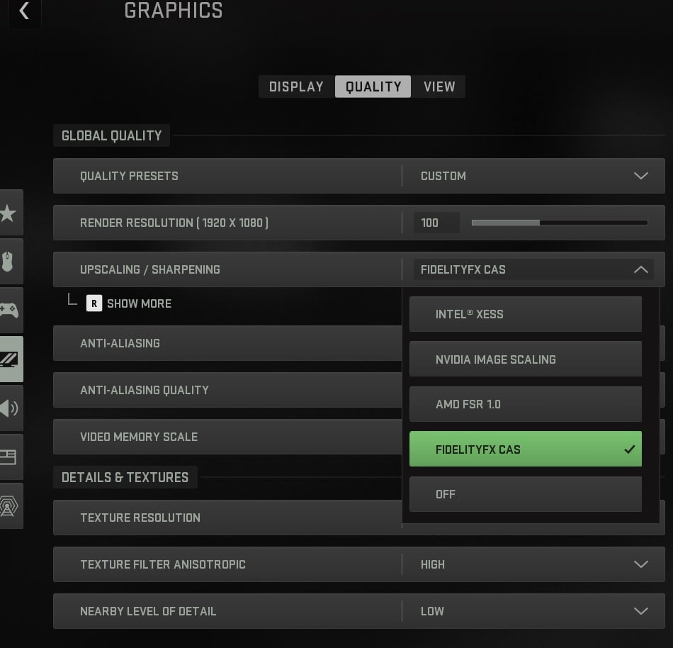 MW 2 Nvidia filters not working