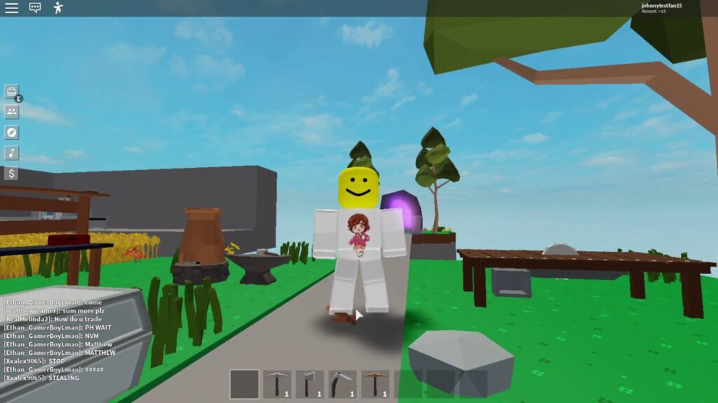 How to drop items in Roblox