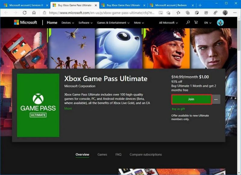 Xbox Live Gold convert to Xbox Game Pass Ultimate 