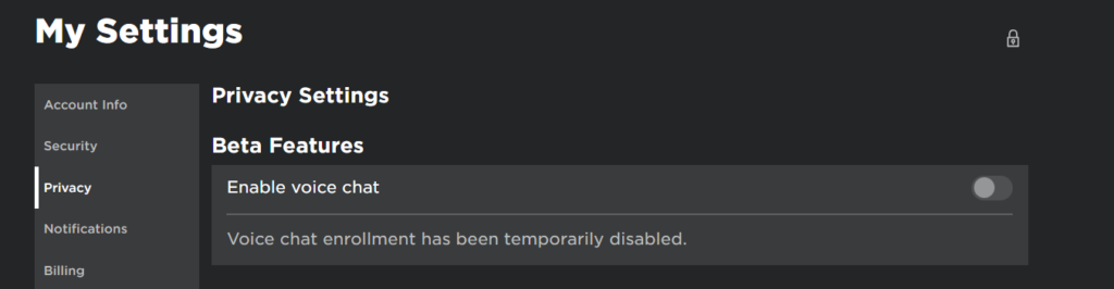 How to disable Voice Chat in Roblox
