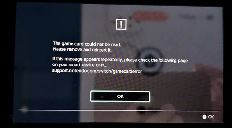 Nintendo Switch not reading SD card