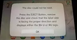 Wii U not reading discs