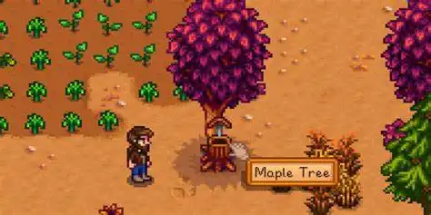 can you move trees in Stardew valley?