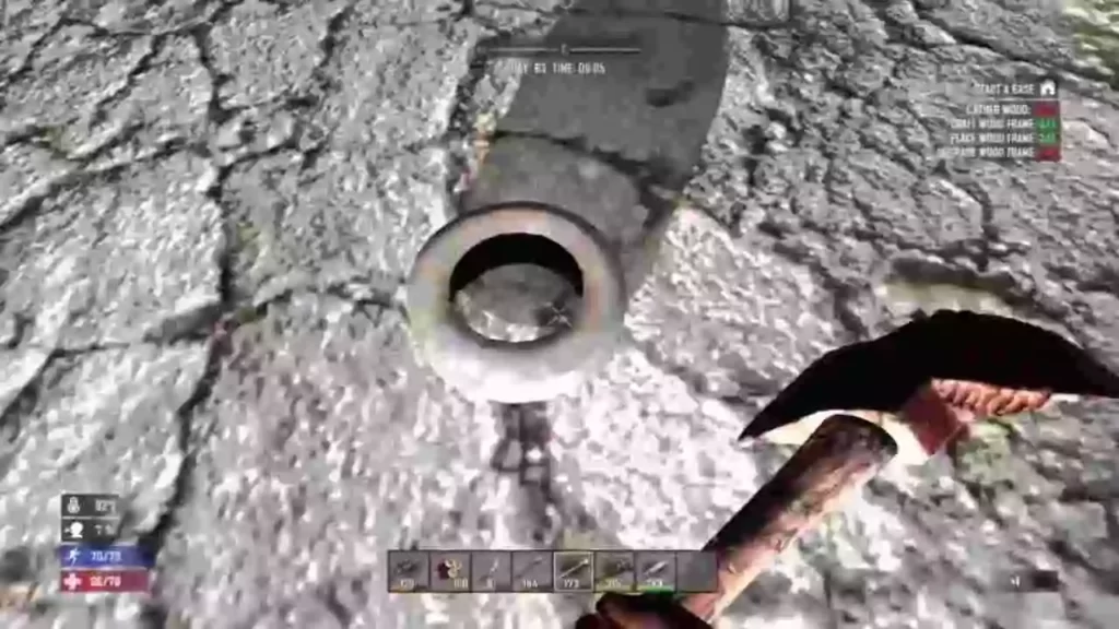 how to get tire in 7 days to die