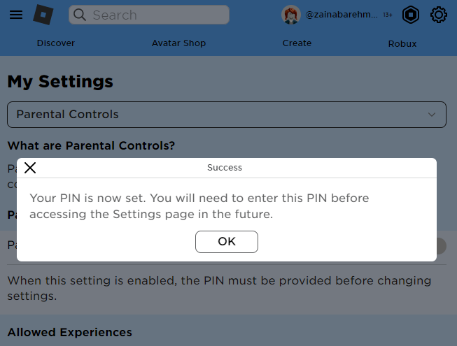 How to reset Roblox Pin
