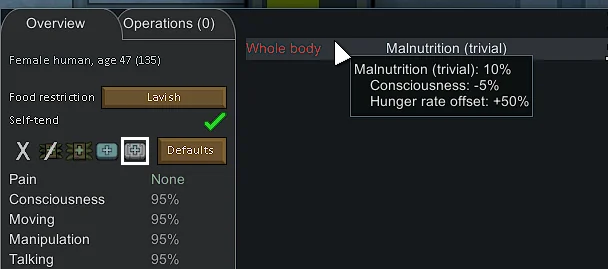 How to Remove Hunger in RimWorld