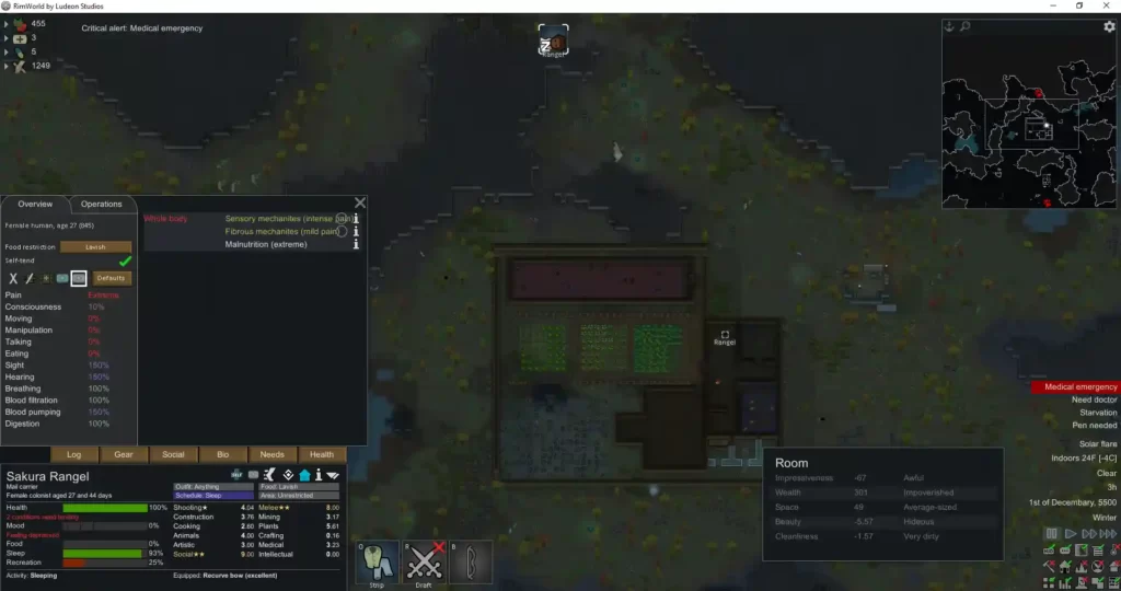 How to cure Sensory Mechantites in Rimworld