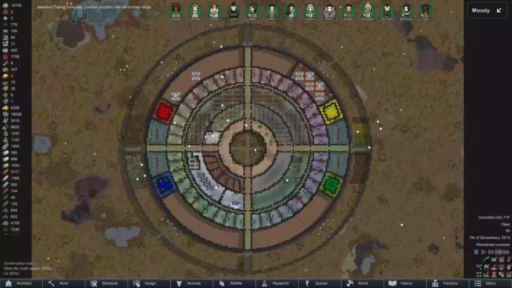 Radiation damage not working in RimWorld