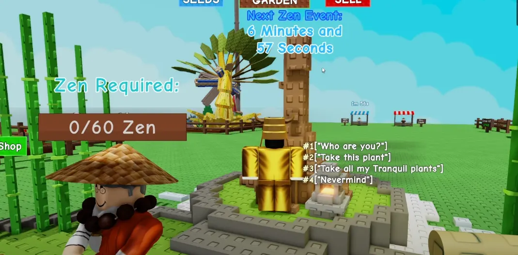 Grow a garden zen update