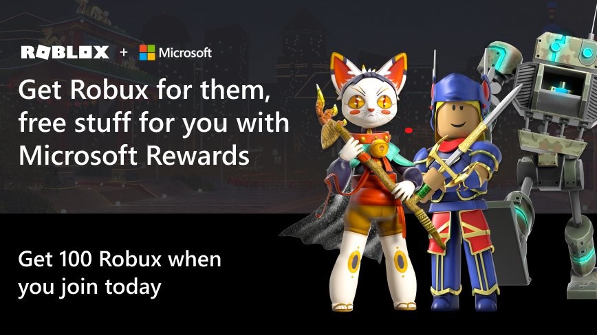Earn Robux with Microsoft Rewards