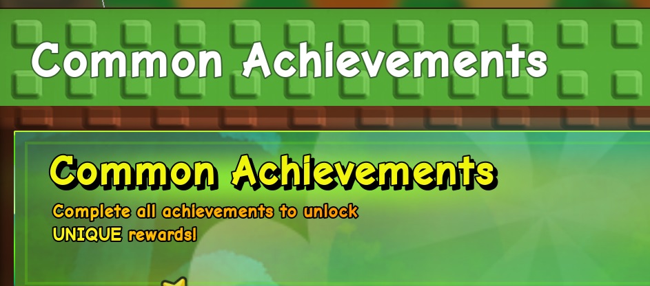common achievements grow a garden
