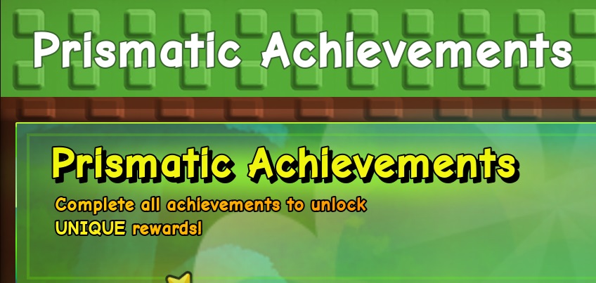 prismatic achievements grow a garden